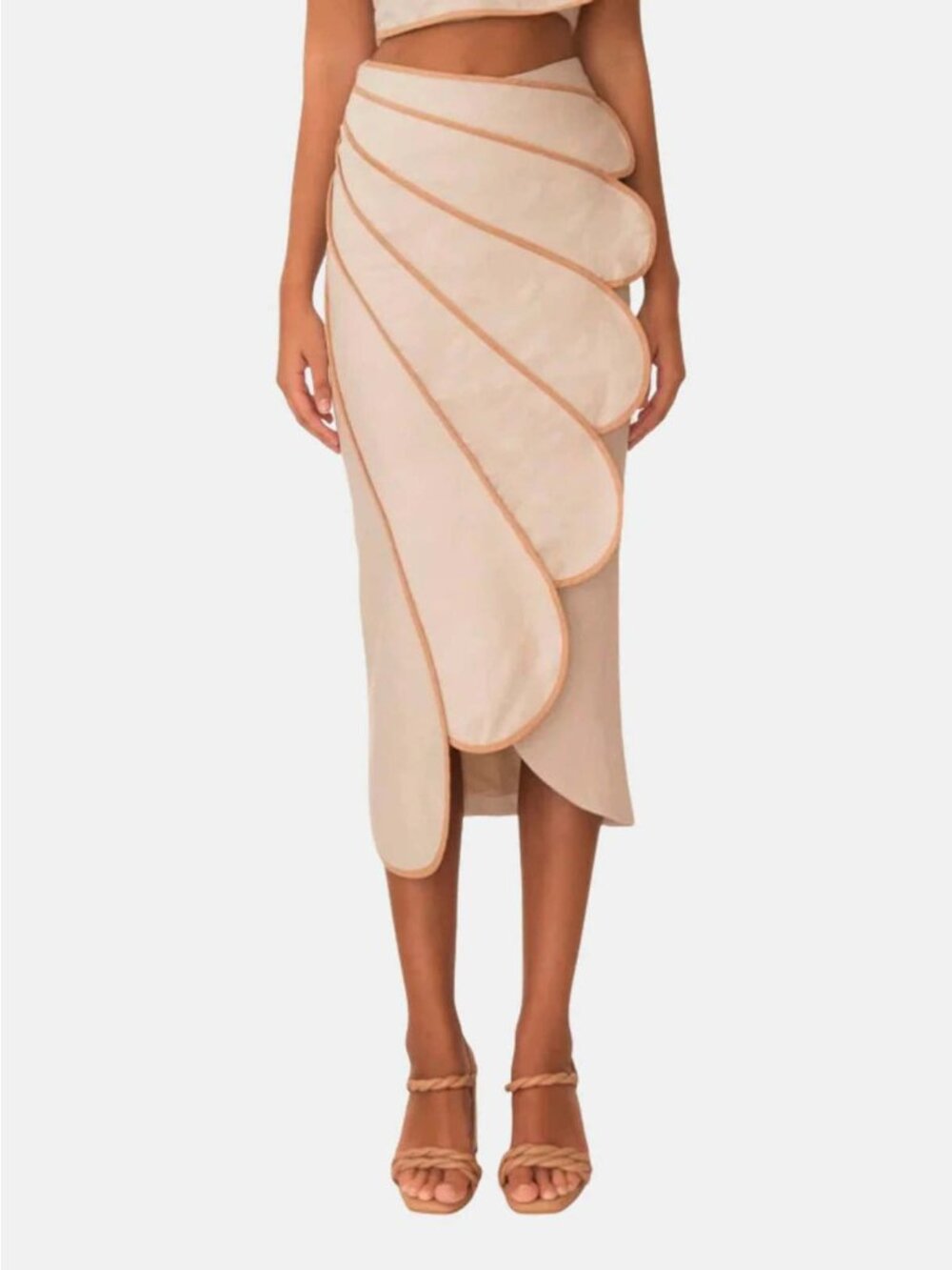 AZULU Sango Skirt Latte Size XS NWT